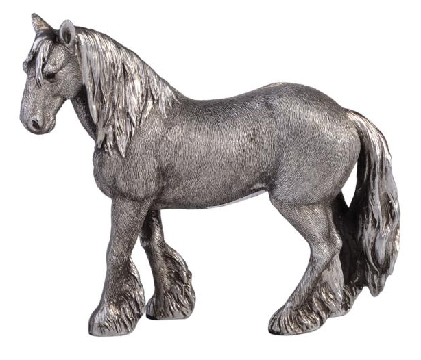 Silver Shire Horse Small