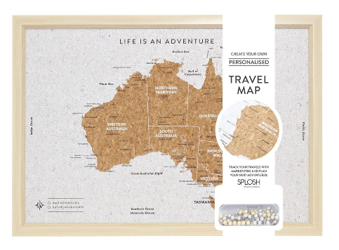 Travel Board Map Australia