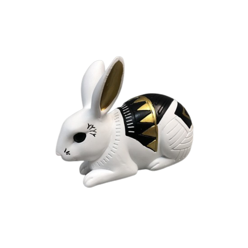 White and Black Bunny