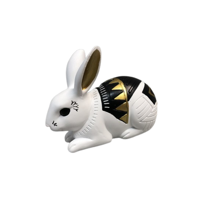 White and Black Bunny