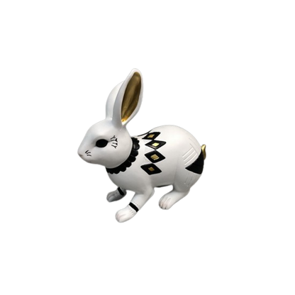 White and Black Bunny