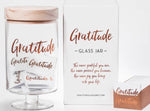 With gratitude - Glass Jars
