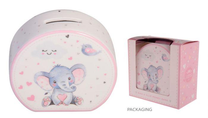 Baby Elephant Money Box