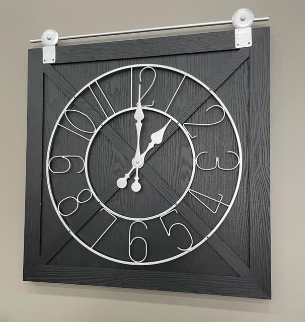 Barn Door Clock
