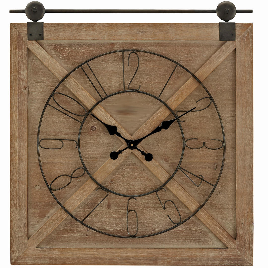 Barn Door Clock