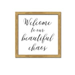 Natural Framed Canvas Quotes