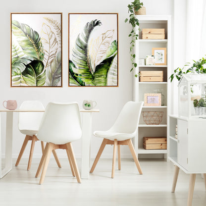 Elegant Greenery Framed Canvases