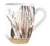 White Protea Ceramic Coffee Mug
