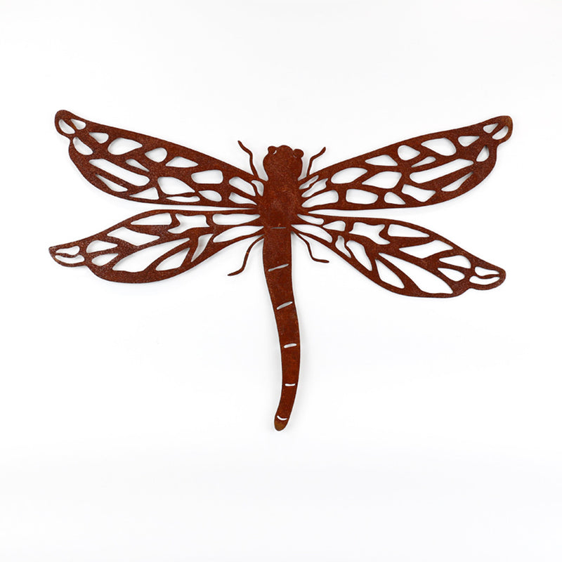 Dragonfly Rust Wallart