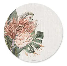 Espresso Floral Placemats