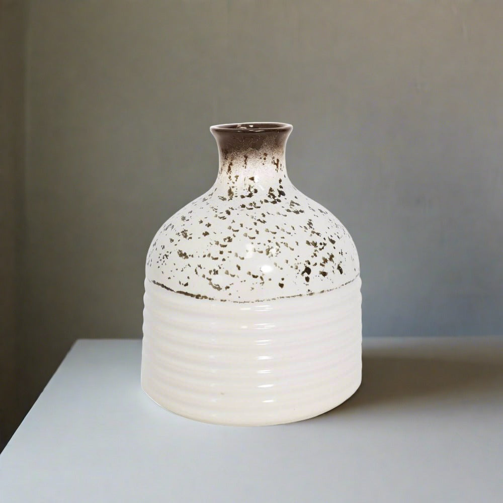 Full Bloom Ceramic Vase