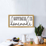 Natural Framed Canvas Quotes