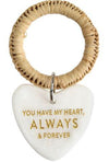 Message From The Heart Keyrings