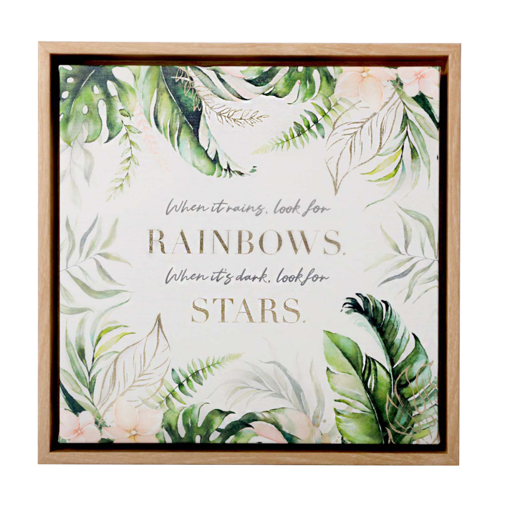 Elegant Greenery Framed Canvases