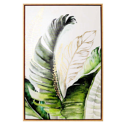 Elegant Greenery Framed Canvases