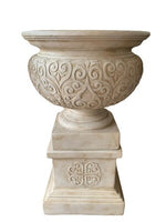 Renaissance Urn & Pedestal Set Sandstone