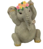 Wise Floral Elephant