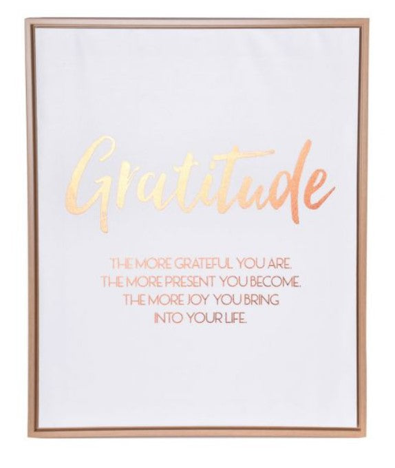 With Gratitude Wall Art