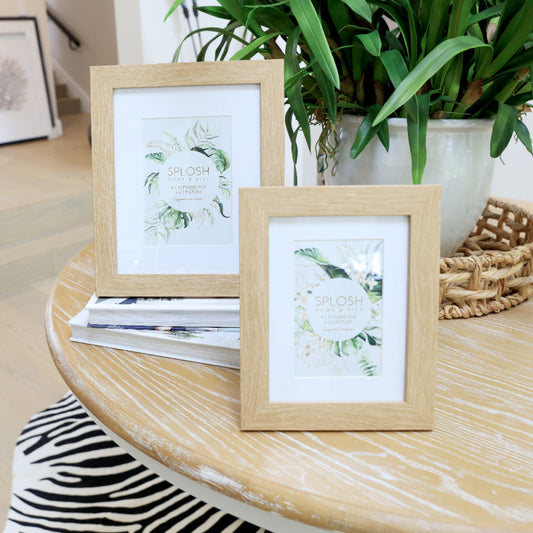 Elegant Greenery Wooden Style Frame